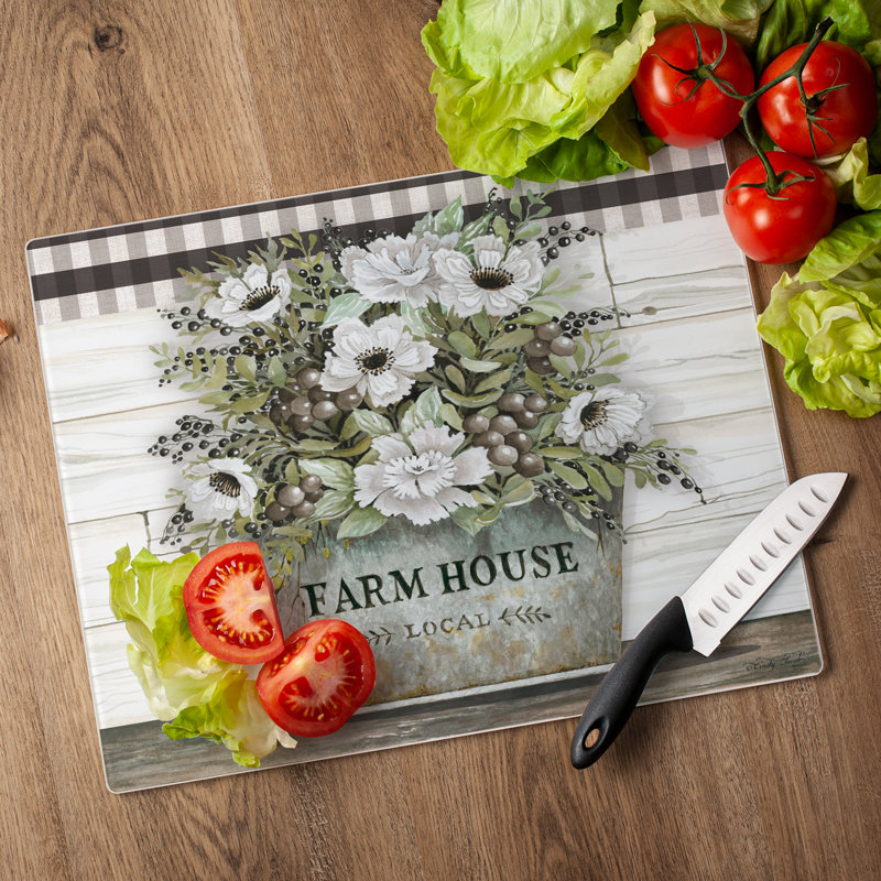 CounterArt Tempered Glass Cutting Board & Reviews Wayfair